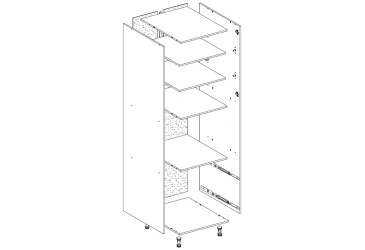 Корпус П 60 ДШ п/мікрохв. (h-920) Favorit