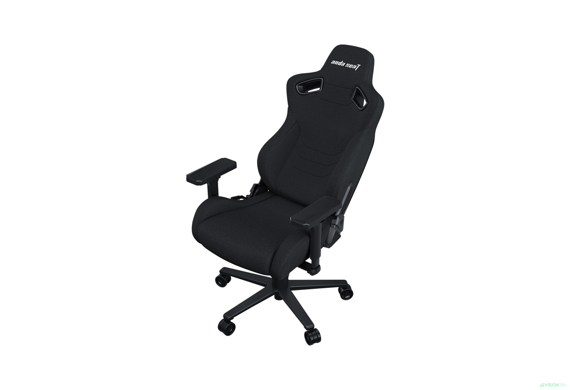 Изображение 4 - Компьютерное кресло Anda Seat Kaiser Frontier Linen Fabric игровое, черное