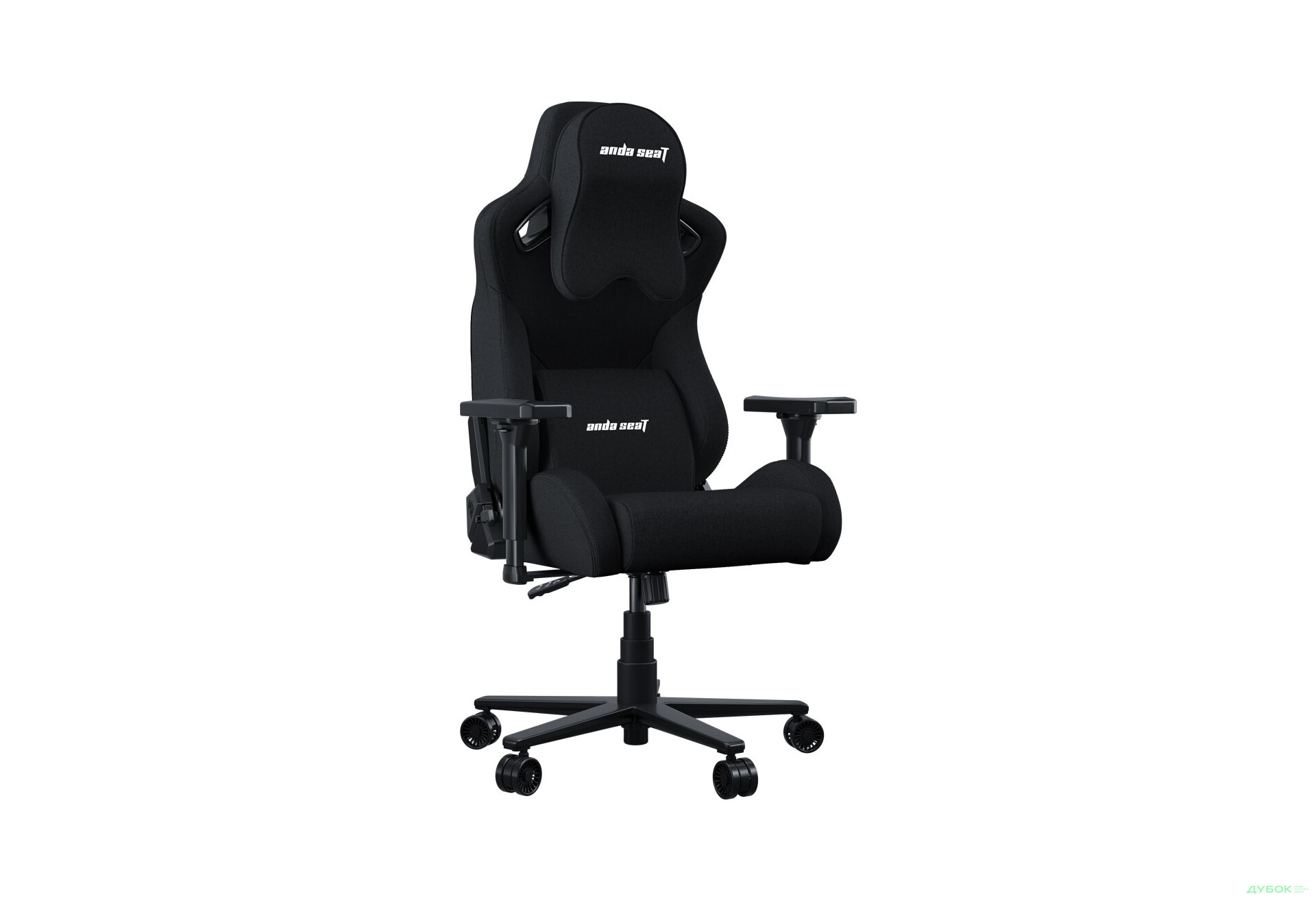 Изображение 2 - Компьютерное кресло Anda Seat Kaiser Frontier Linen Fabric игровое, черное