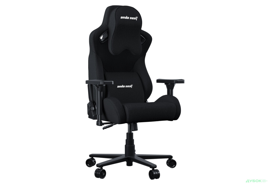 Изображение 2 - Компьютерное кресло Anda Seat Kaiser Frontier Linen Fabric игровое, черное