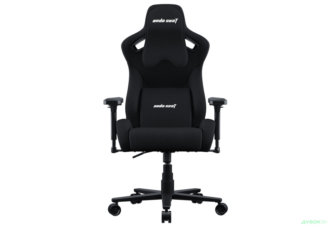 Компьютерное кресло Anda Seat Kaiser Frontier Linen Fabric игровое, черное