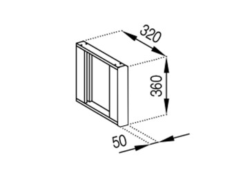Корпус А вставка (320) Світ Меблів