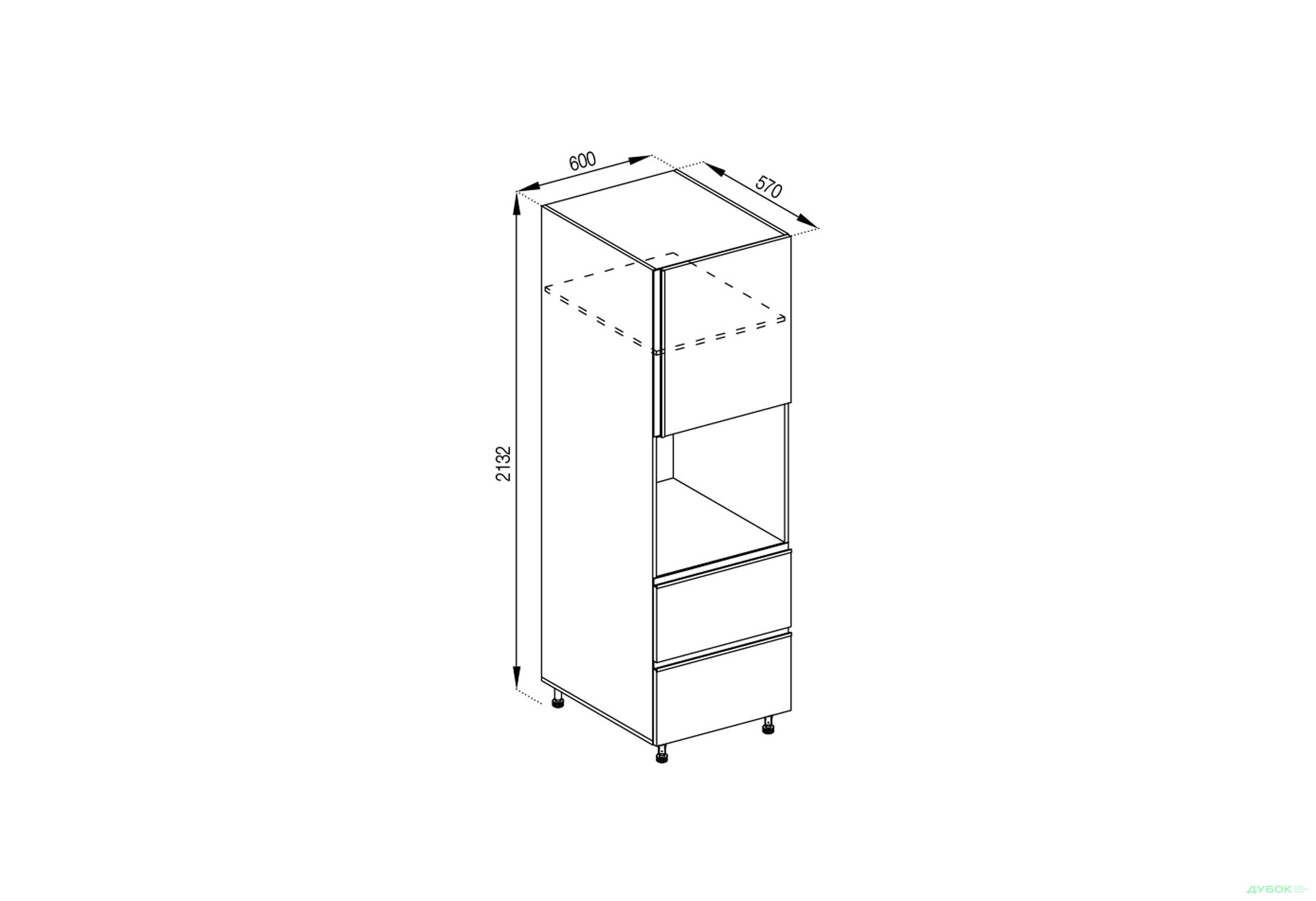 Зображення 1 - П 60 ДШ LUX Софі Світ Меблів