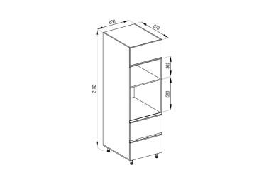 П 60 ДШ п/мікрохв. LUX Софі Світ Меблів