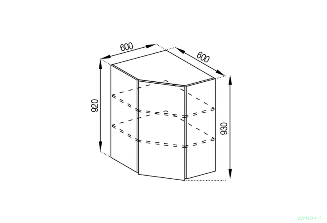 В 60x60 (h-920) Софі Світ Меблів