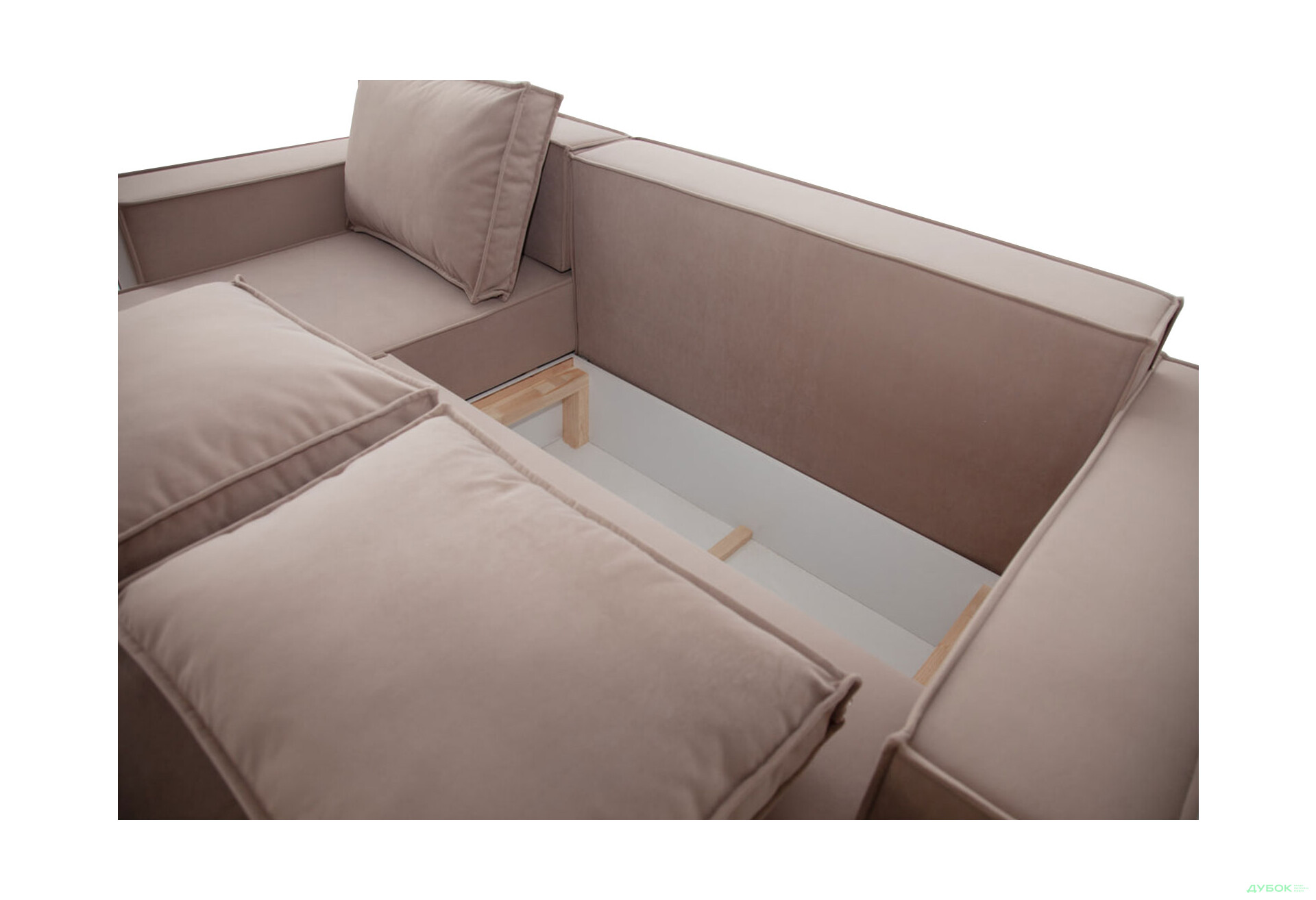 Изображение 12 - Мягкий уголок Kredens furniture Фрейм 252х169 см, ткань бежевая
