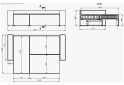 Изображение 16 - Мягкий уголок Kredens furniture Фрейм 252х169 см, ткань бежевая