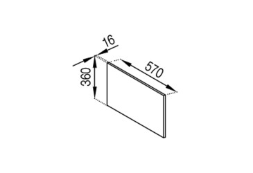 А панель (570) Софі Лак Світ Меблів