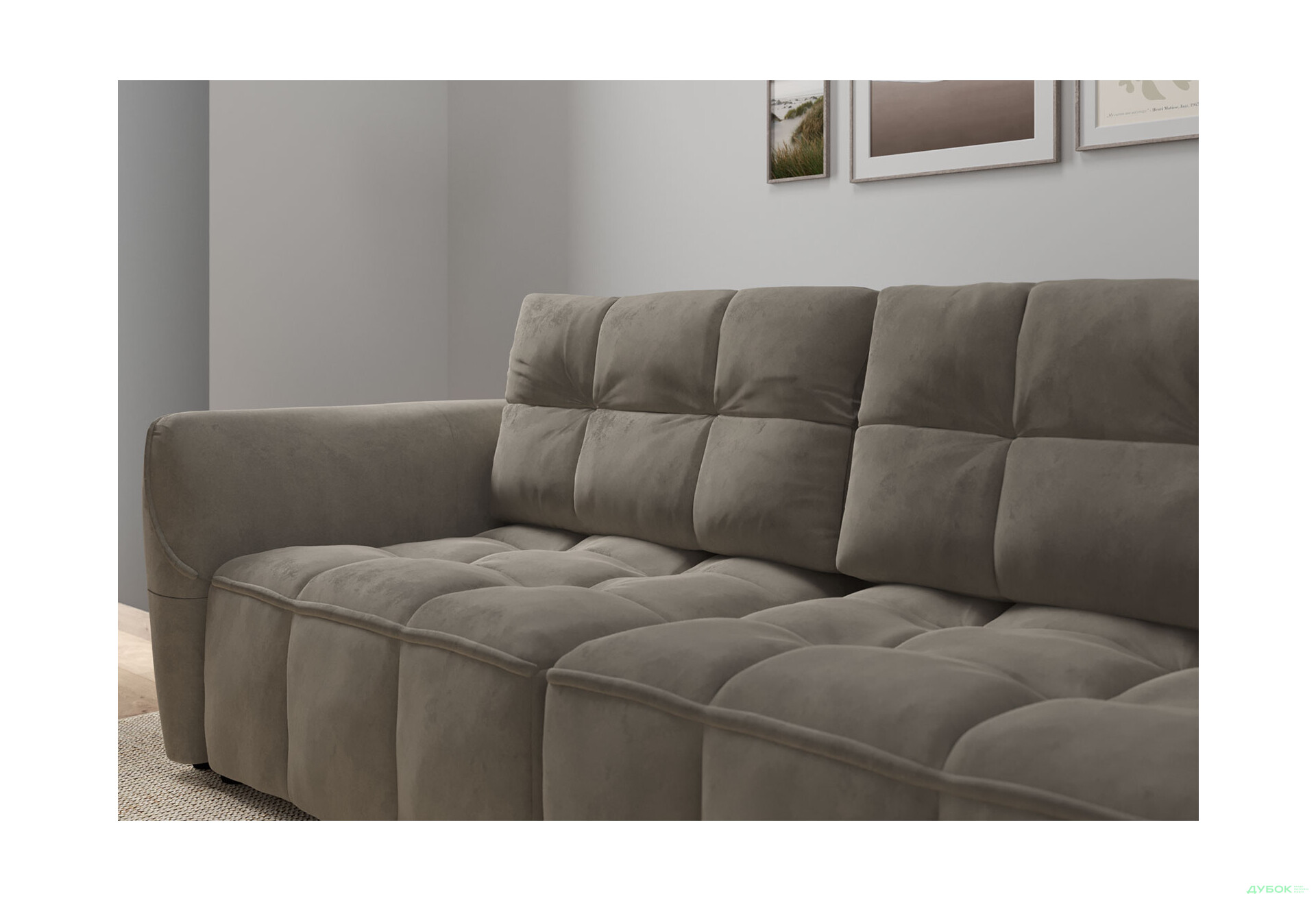 Диван Vika Монтана 245x125 см, бежевий (Zenit 128) - Зображення 7 Зображення 7 - Диван Vika Монтана 245x125 см, бежевий (Zenit 128)