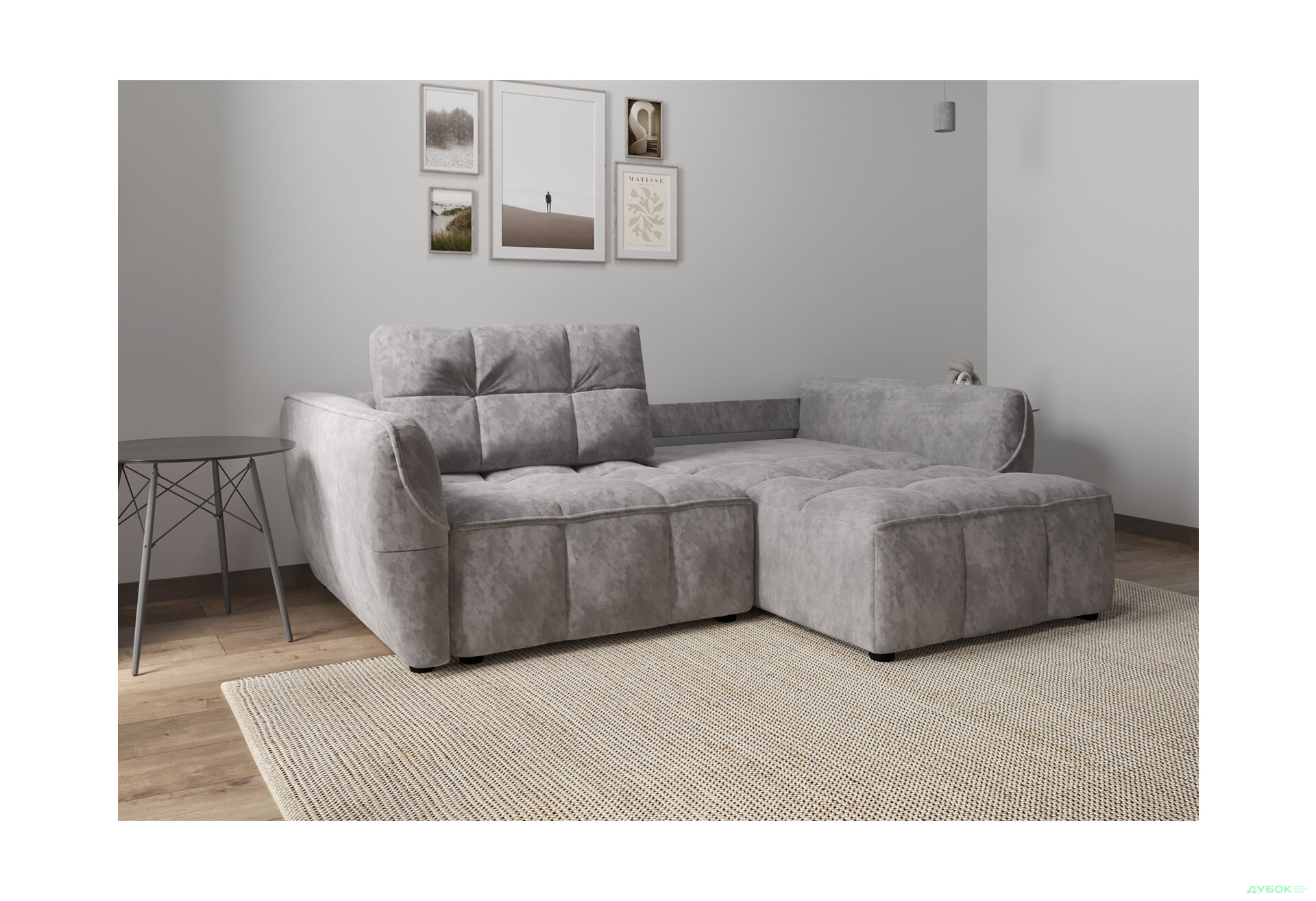 Диван Вика Монтана 245x125 см, тёмно-серый (Forte 11) - Изображение 5 Изображение 5 - Диван Вика Монтана 245x125 см, тёмно-серый (Forte 11)