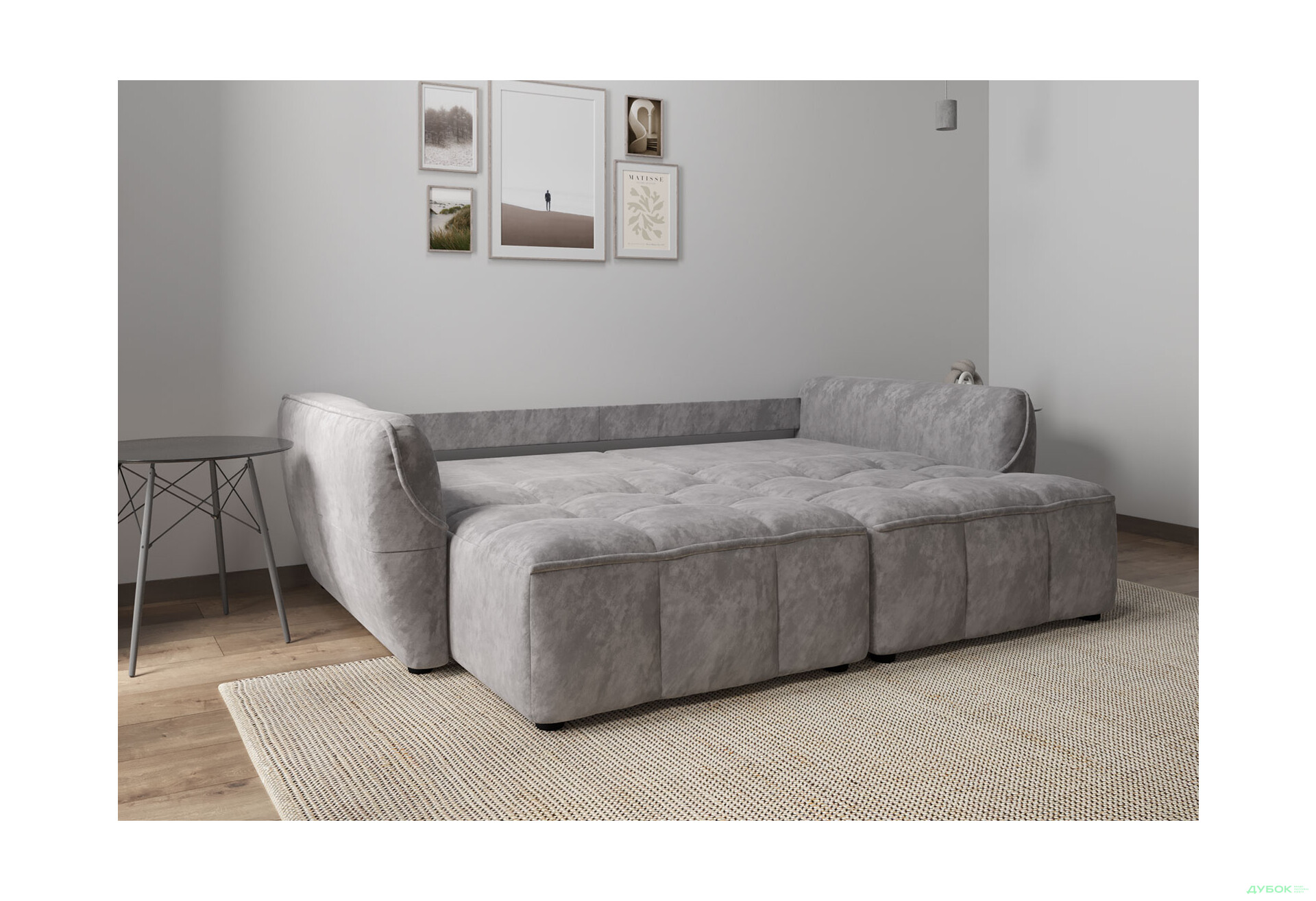 Диван Вика Монтана 245x125 см, тёмно-серый (Forte 11) - Изображение 6 Изображение 6 - Диван Вика Монтана 245x125 см, тёмно-серый (Forte 11)