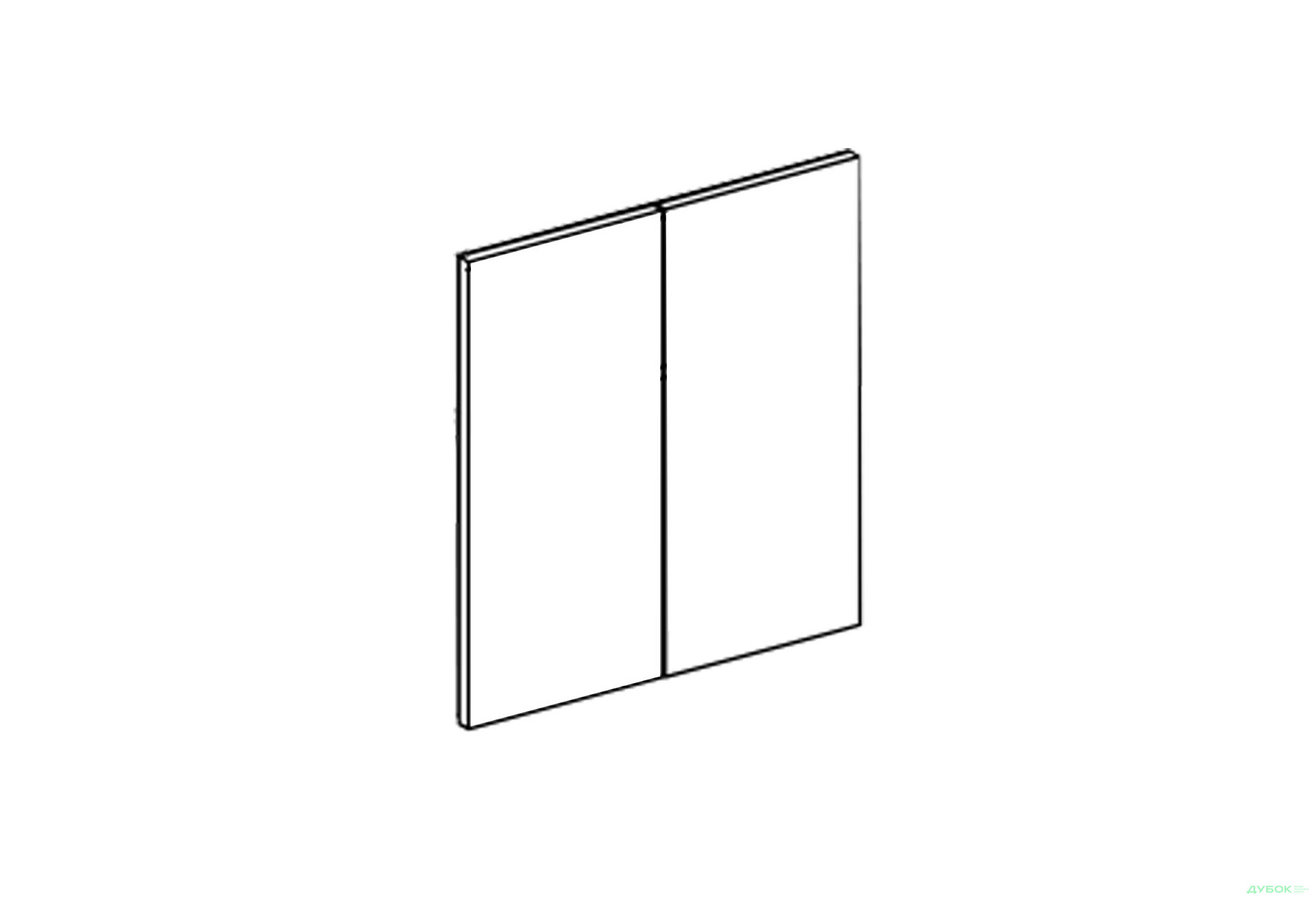 Зображення 1 - Фасад Н 80 2Д Графіті Світ Меблів