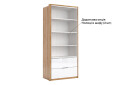 Шафа MiroMark Асті 2-дверна з 2 шухлядами 95 см без дзеркал Дуб крафт / Білий, серія Н - Зображення 6 Зображення 6 - Шафа MiroMark Асті 2-дверна з 2 шухлядами 95 см без дзеркал Дуб крафт / Білий, серія Н