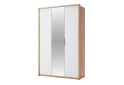 Зображення 1 - Шафа MiroMark Асті 3-дверна з дзеркалом 140 см Дуб крафт/Білий серія Н