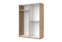 Зображення 3 - Шафа-купе MiroMark Асті 2-дверна 150х210 см фасади Дуб крафт/Білий серія Н