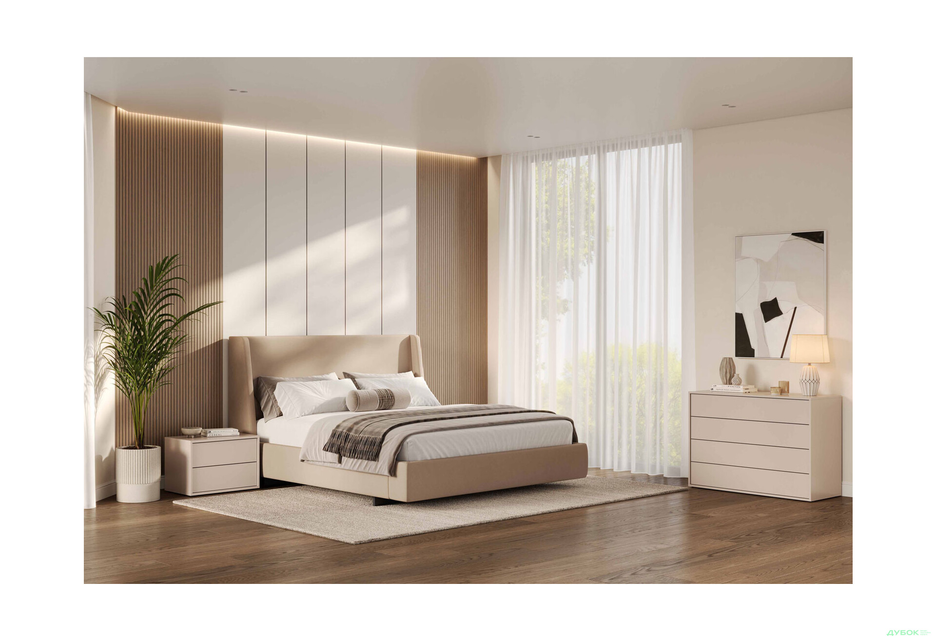 Модульна спальня Бруно MiroMark - Зображення 1 Зображення 1 - Модульна спальня Бруно MiroMark