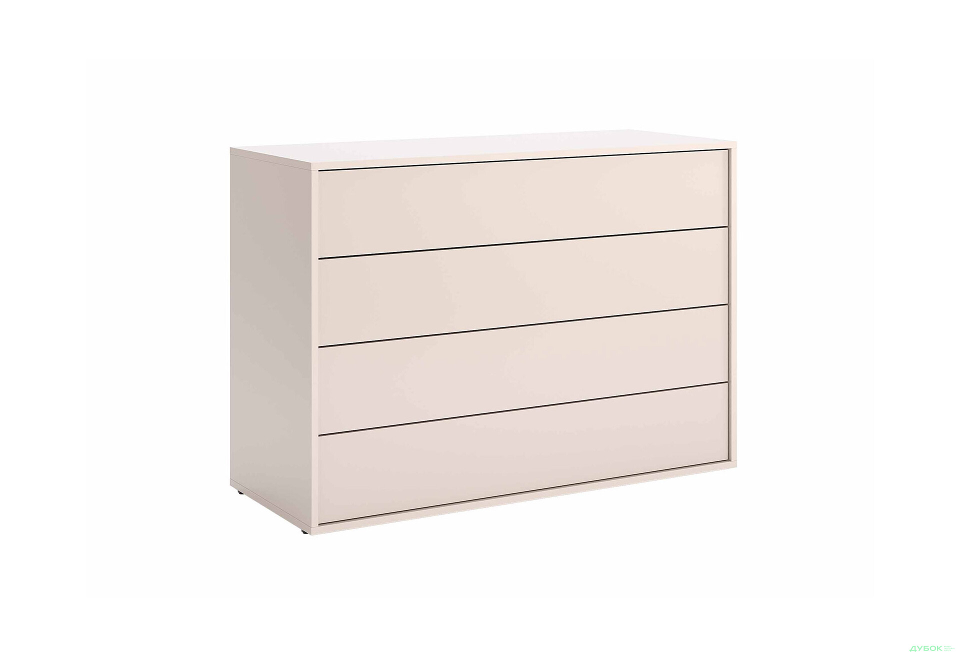 Комод MiroMark Бруно с 4 ящиками 110 см, кашемир - Изображение 4 Изображение 4 - Комод MiroMark Бруно с 4 ящиками 110 см, кашемир