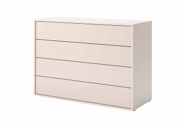 Комод MiroMark Бруно з 4 шухлядами 110 см, кашемір