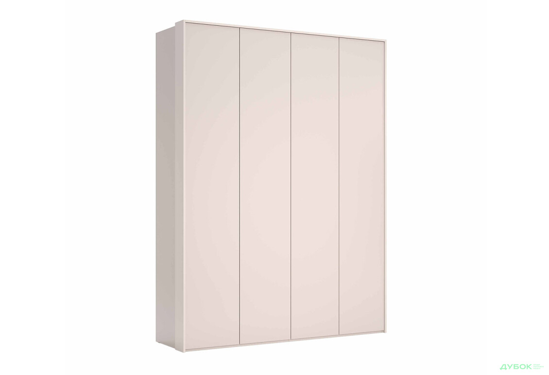 Шафа MiroMark Бруно 4-дверна 183 см без дзеркал, кашемір серія Н - Зображення 5 Зображення 5 - Шафа MiroMark Бруно 4-дверна 183 см без дзеркал, кашемір серія Н