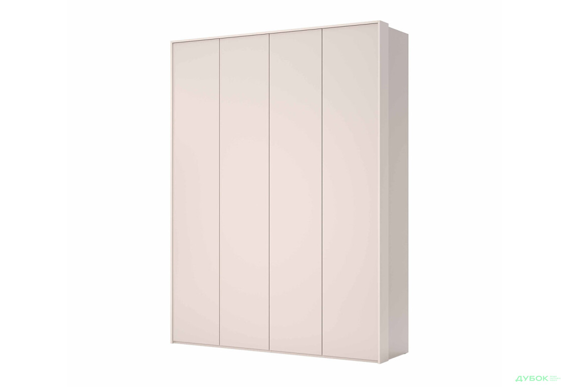Шафа MiroMark Бруно 4-дверна 183 см без дзеркал, кашемір серія Н - Зображення 1 Зображення 1 - Шафа MiroMark Бруно 4-дверна 183 см без дзеркал, кашемір серія Н