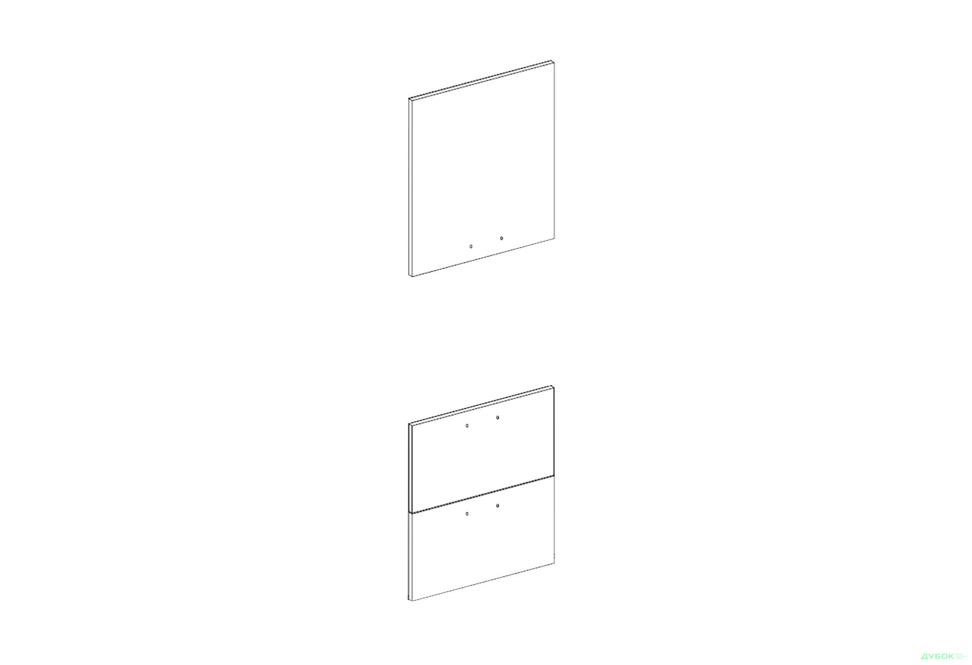 Изображение 1 - Фасад П 60 ДШ (h-920) Favorit Софи Svit Mebliv