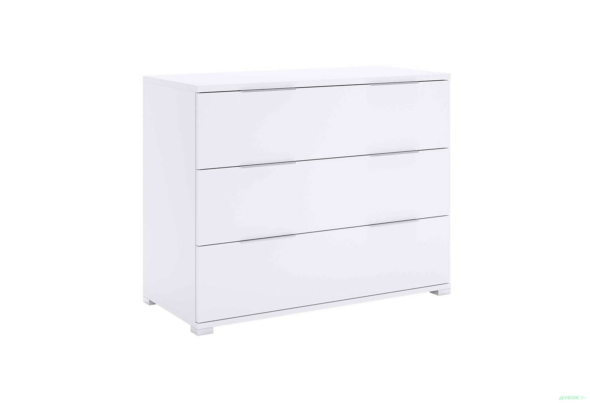 Комод MiroMark Бартон з 3 шухлядами 100 см, супер мат білий - Зображення 4 Зображення 4 - Комод MiroMark Бартон з 3 шухлядами 100 см, супер мат білий