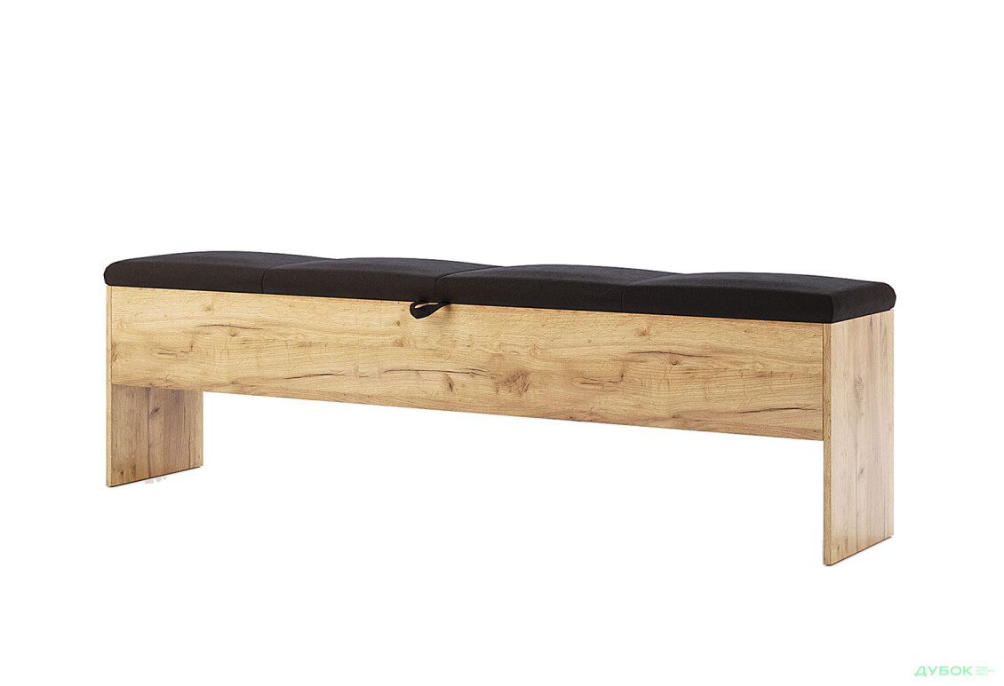 Банкетка MiroMark Луна ліжко 160 см, дуб крафт - Зображення 1 Зображення 1 - Банкетка MiroMark Луна ліжко 160 см, дуб крафт