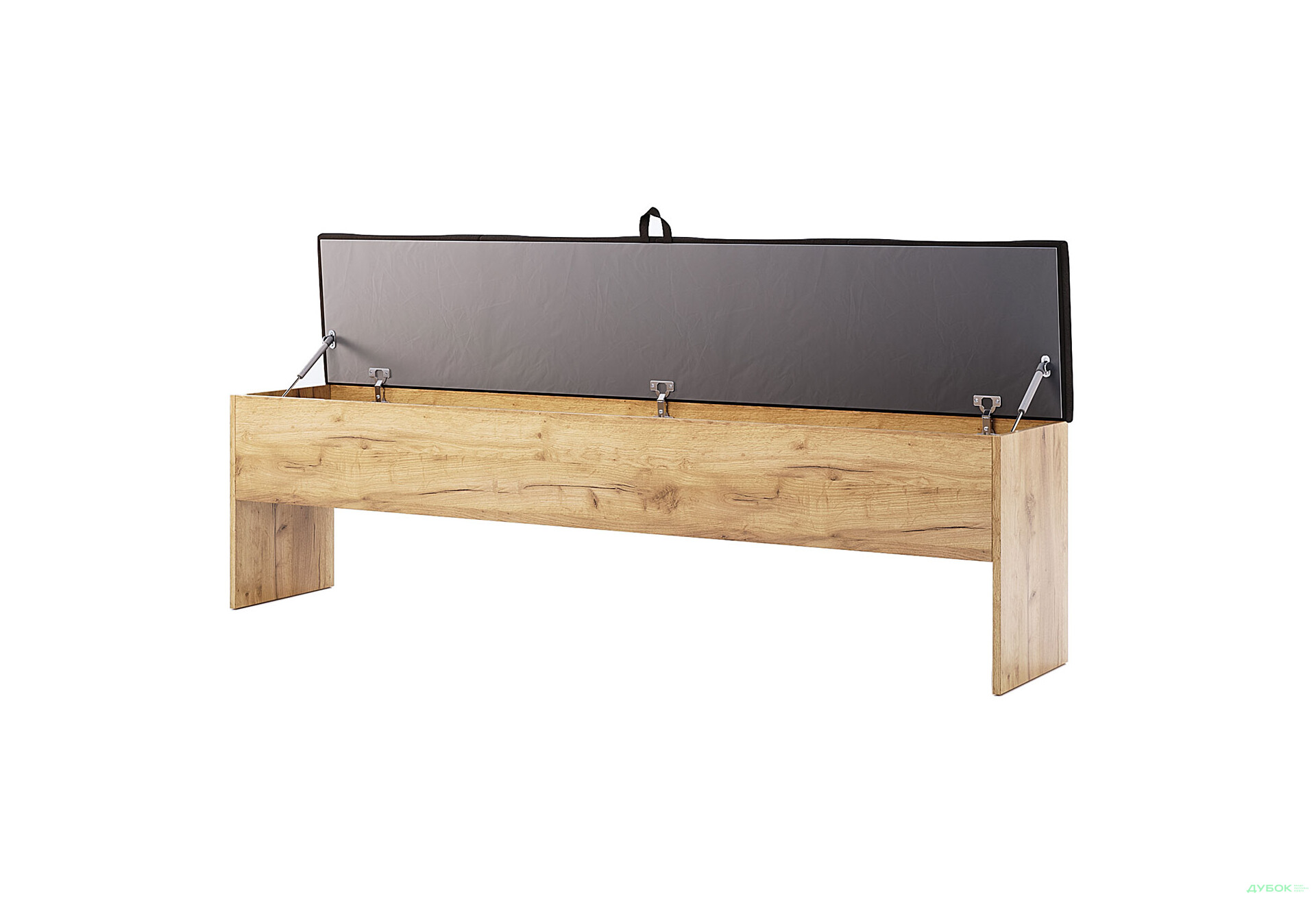 Банкетка MiroMark Луна ліжко 160 см, дуб крафт - Зображення 2 Зображення 2 - Банкетка MiroMark Луна ліжко 160 см, дуб крафт