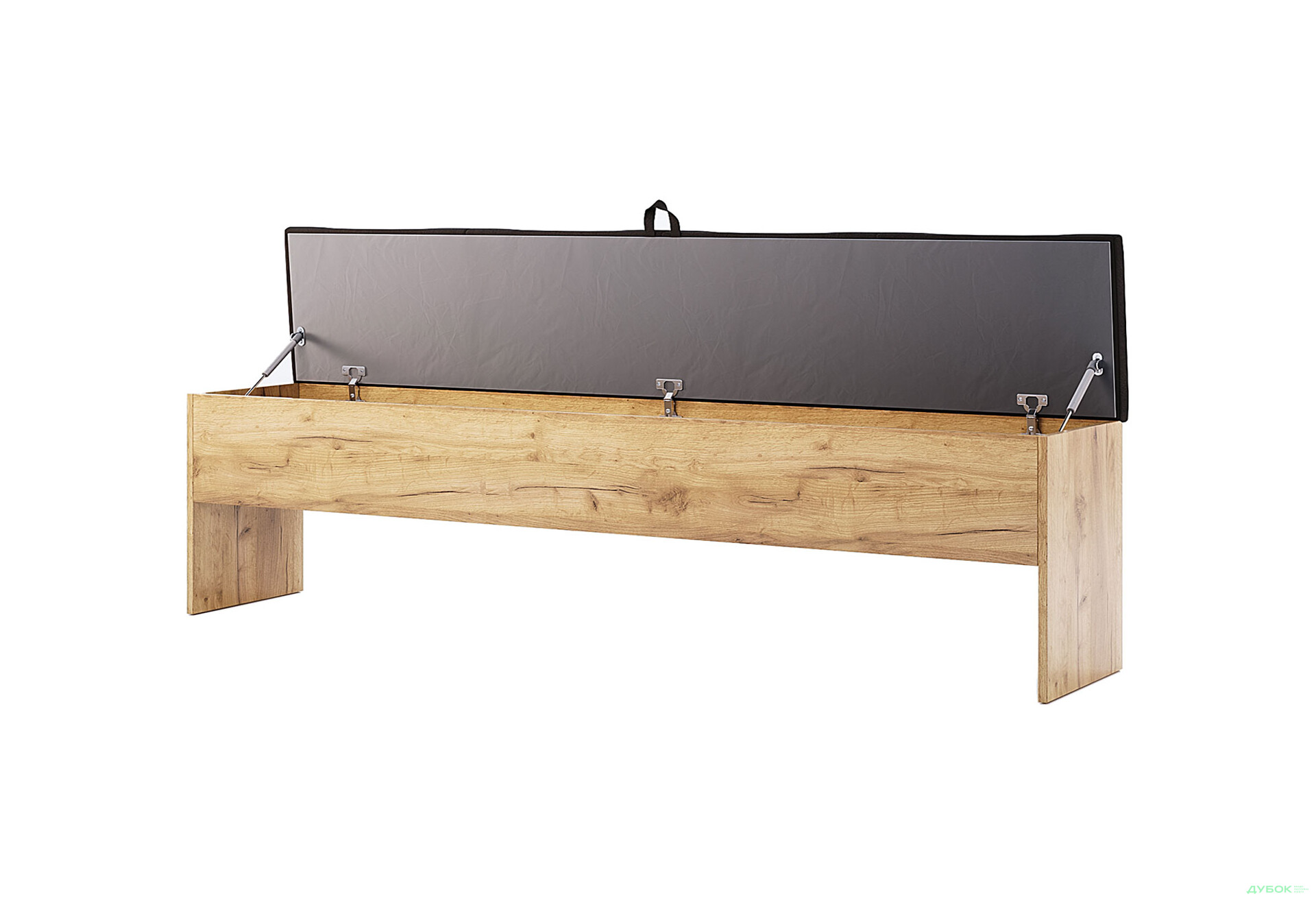 Банкетка MiroMark Луна ліжко 180 см, дуб крафт - Зображення 2 Зображення 2 - Банкетка MiroMark Луна ліжко 180 см, дуб крафт