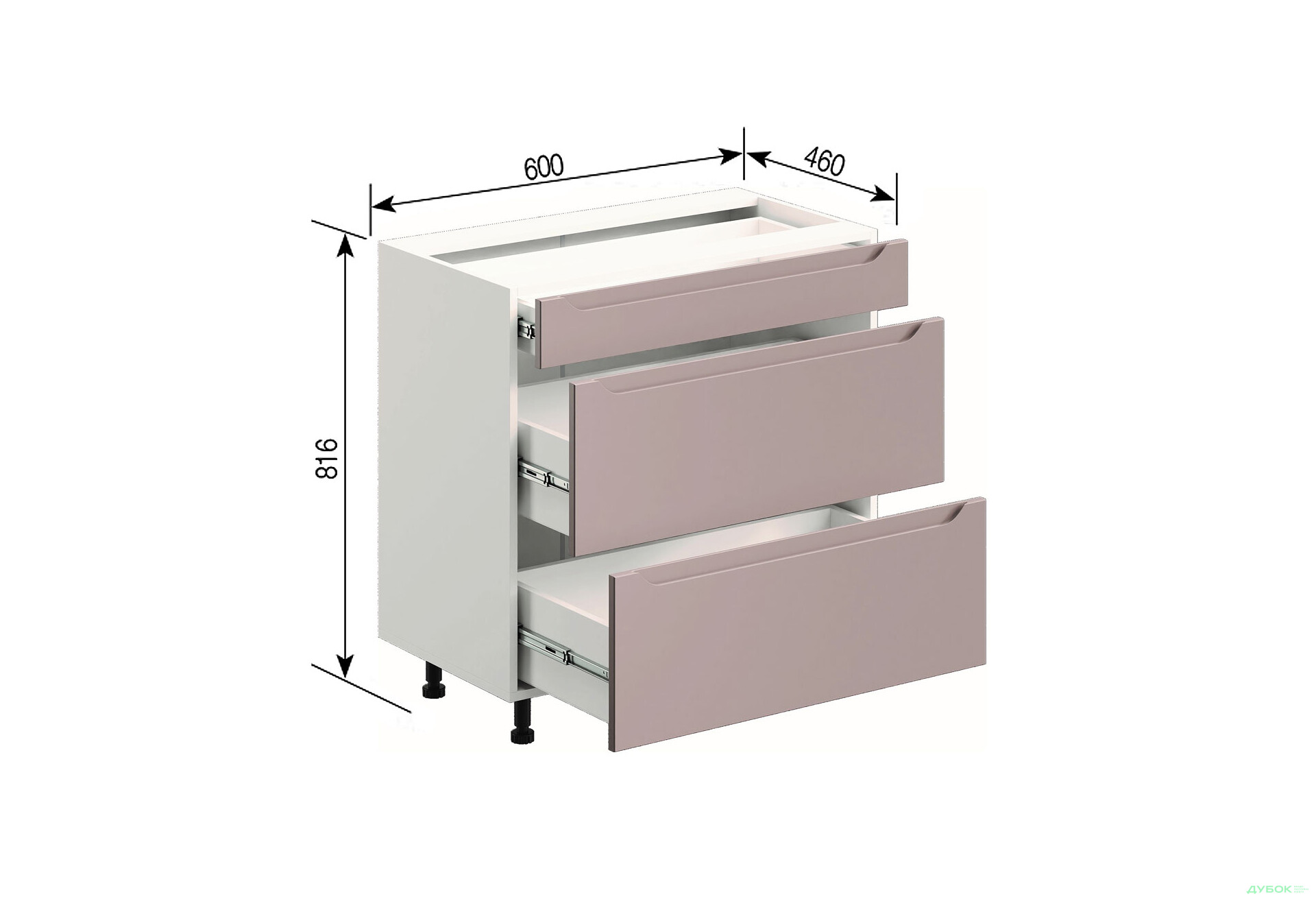 Изображение 1 - Н 60 3Ш (1+2) LUX Зарина Svit Mebliv