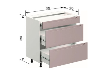Н 80 3Ш (1+2) LUX Заріна Світ Меблів