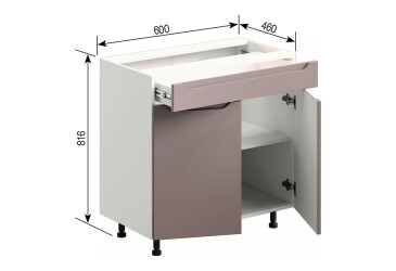 Н 60 ДШ LUX Заріна Світ Меблів