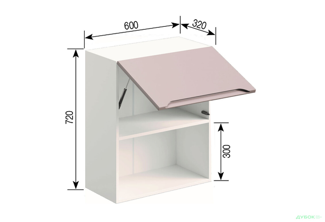 В 60 Б п/мікрохв. Заріна Світ Меблів