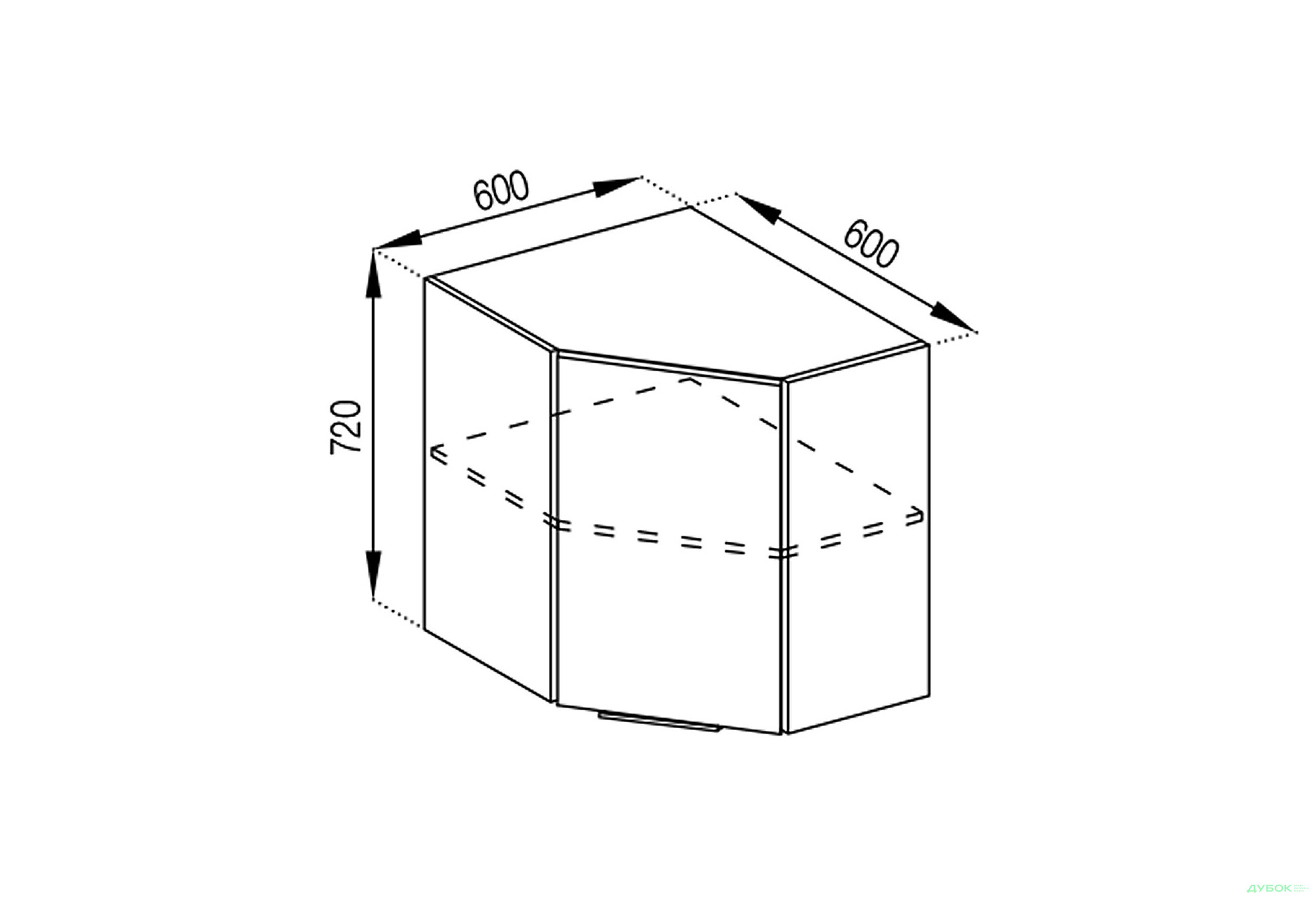 Зображення 1 - В 60x60 Мілана Світ Меблів