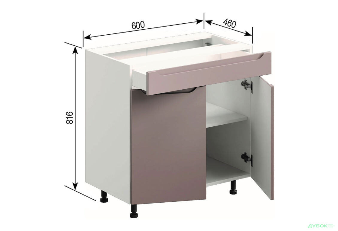 Н 60 ДШ Favorit Зарина Svit Mebliv