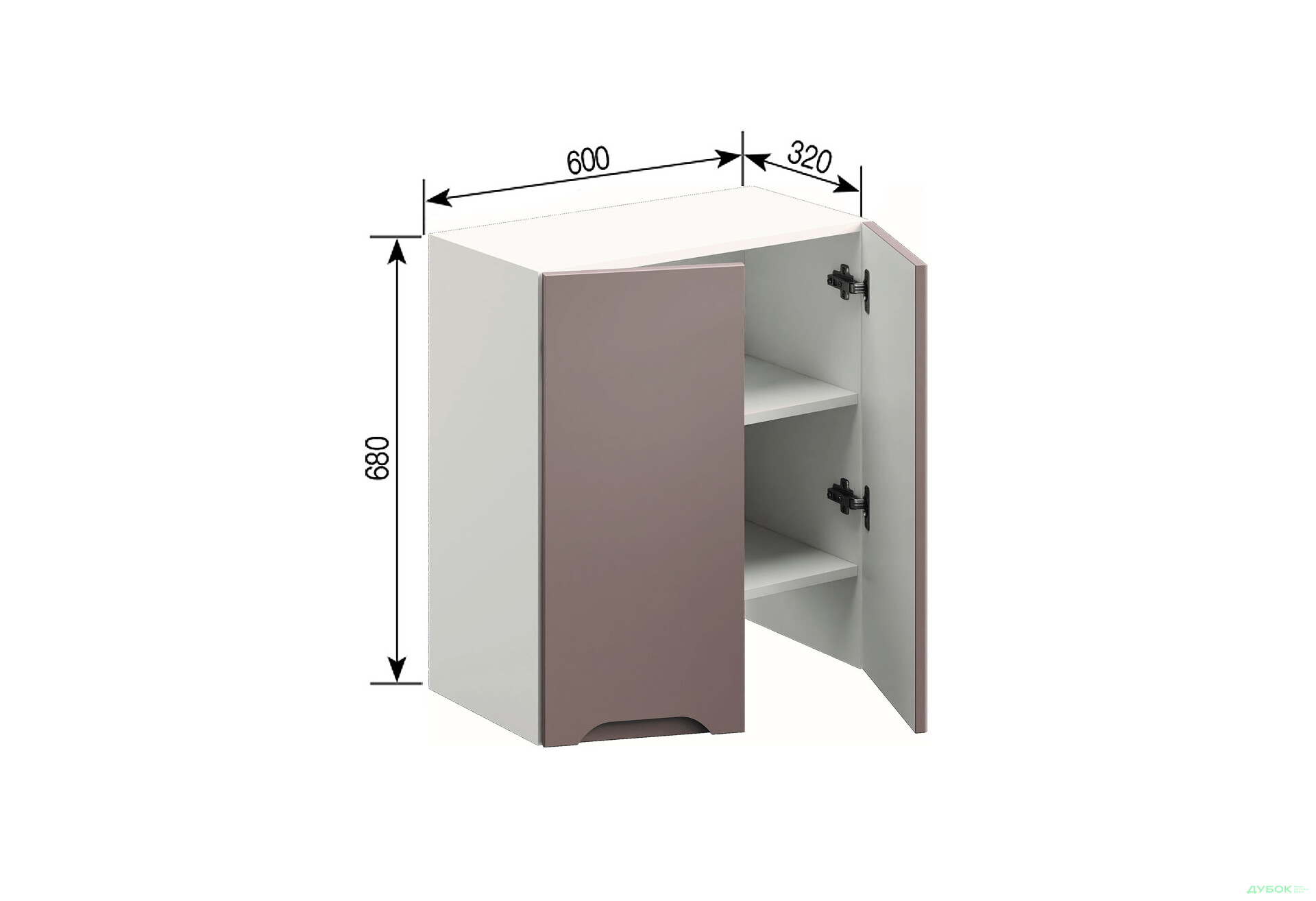 Зображення 1 - В 60 під витяжку Заріна Світ Меблів