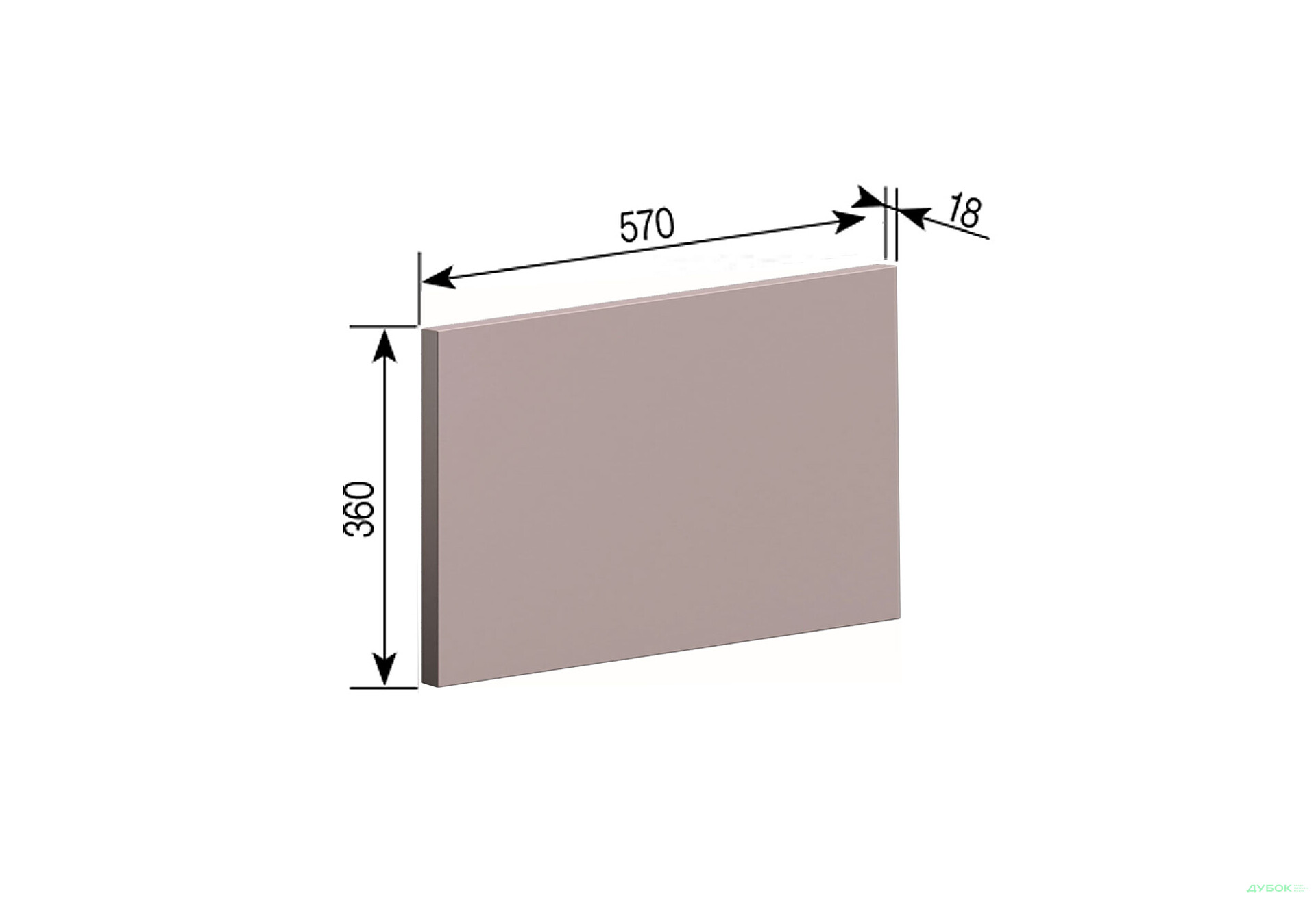 Зображення 1 - А панель (570) Заріна Світ Меблів