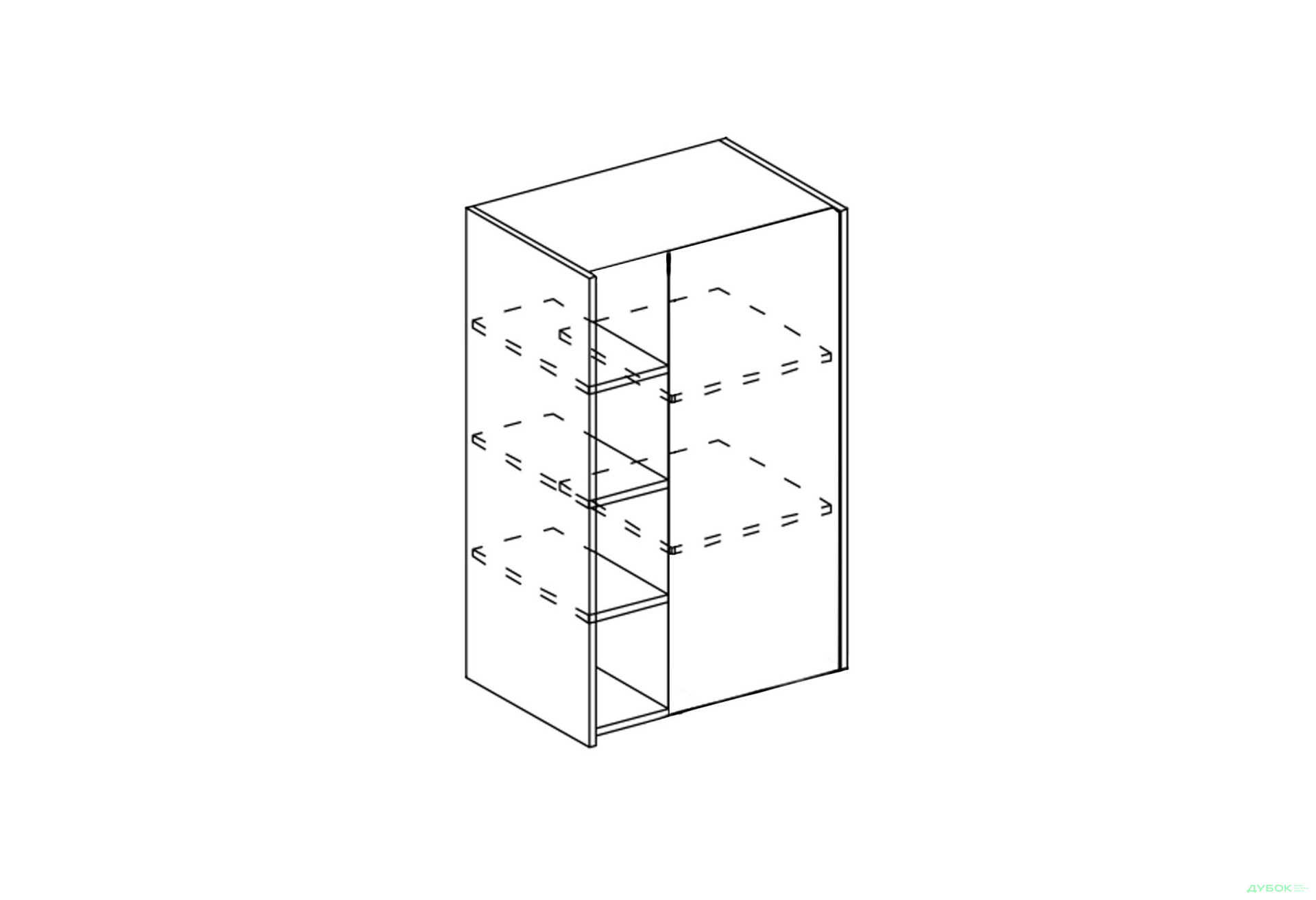 Зображення 1 - Корпус В 60 П 1Д пр. Графіті Світ Меблів