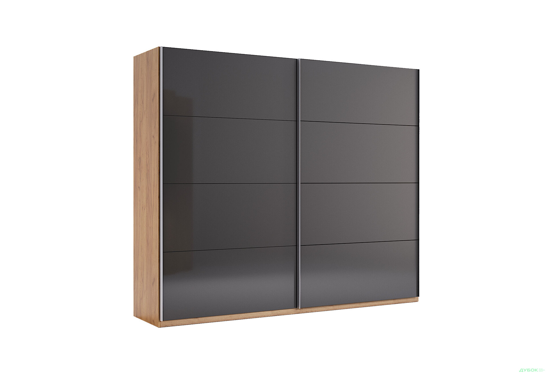 Шафа-купе MiroMark Луна 2-дверна 250х210 см фасади Лава, серія Н - Зображення 4 Зображення 4 - Шафа-купе MiroMark Луна 2-дверна 250х210 см фасади Лава, серія Н