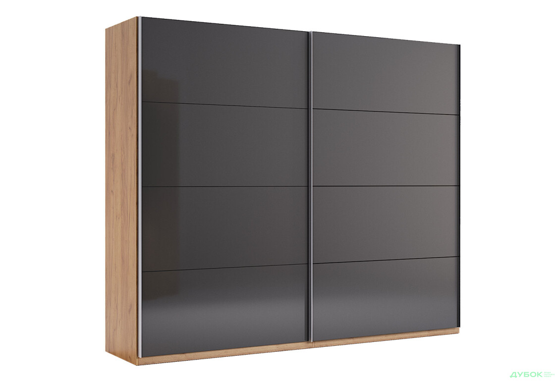 Шафа-купе MiroMark Луна 2-дверна 250х210 см фасади Лава, серія Н - Зображення 4 Зображення 4 - Шафа-купе MiroMark Луна 2-дверна 250х210 см фасади Лава, серія Н