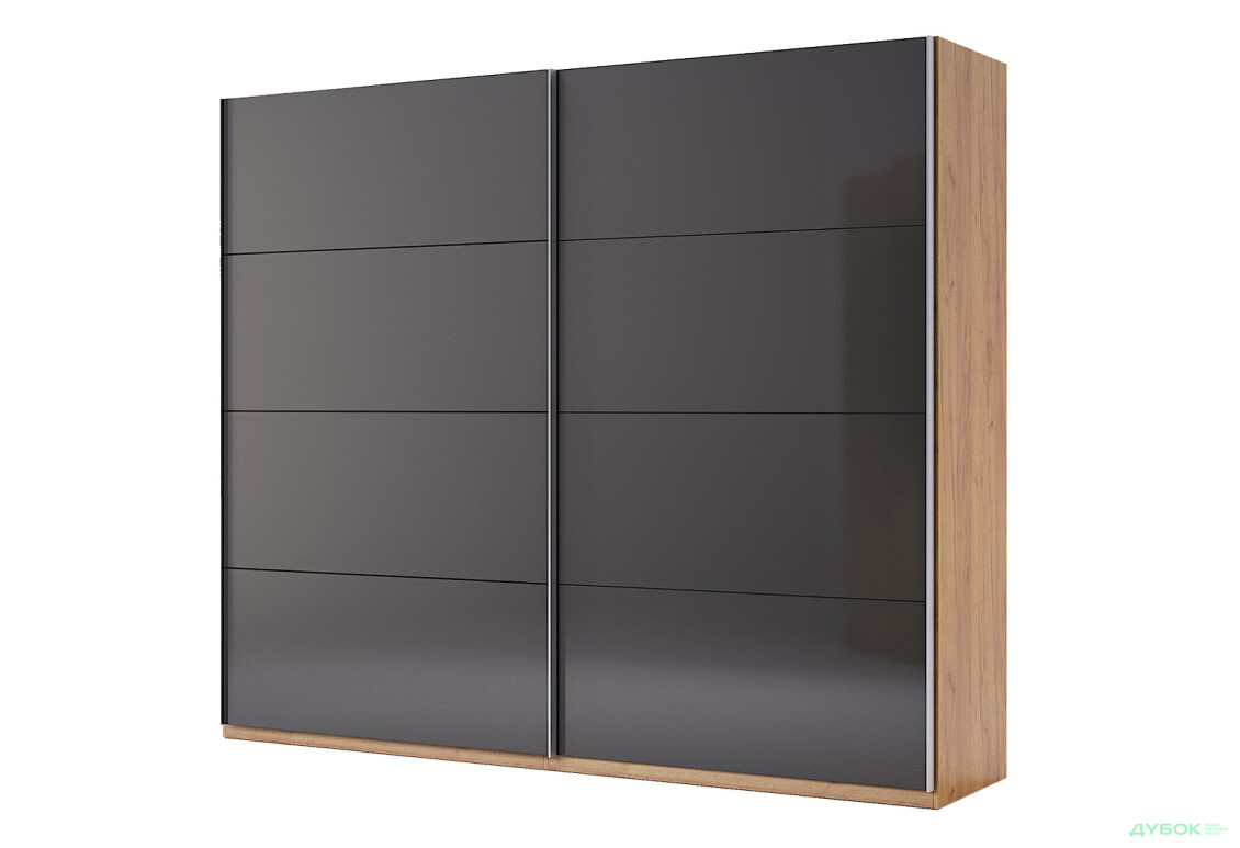 Шафа-купе MiroMark Луна 2-дверна 250х210 см фасади Лава, серія Н - Зображення 1 Зображення 1 - Шафа-купе MiroMark Луна 2-дверна 250х210 см фасади Лава, серія Н