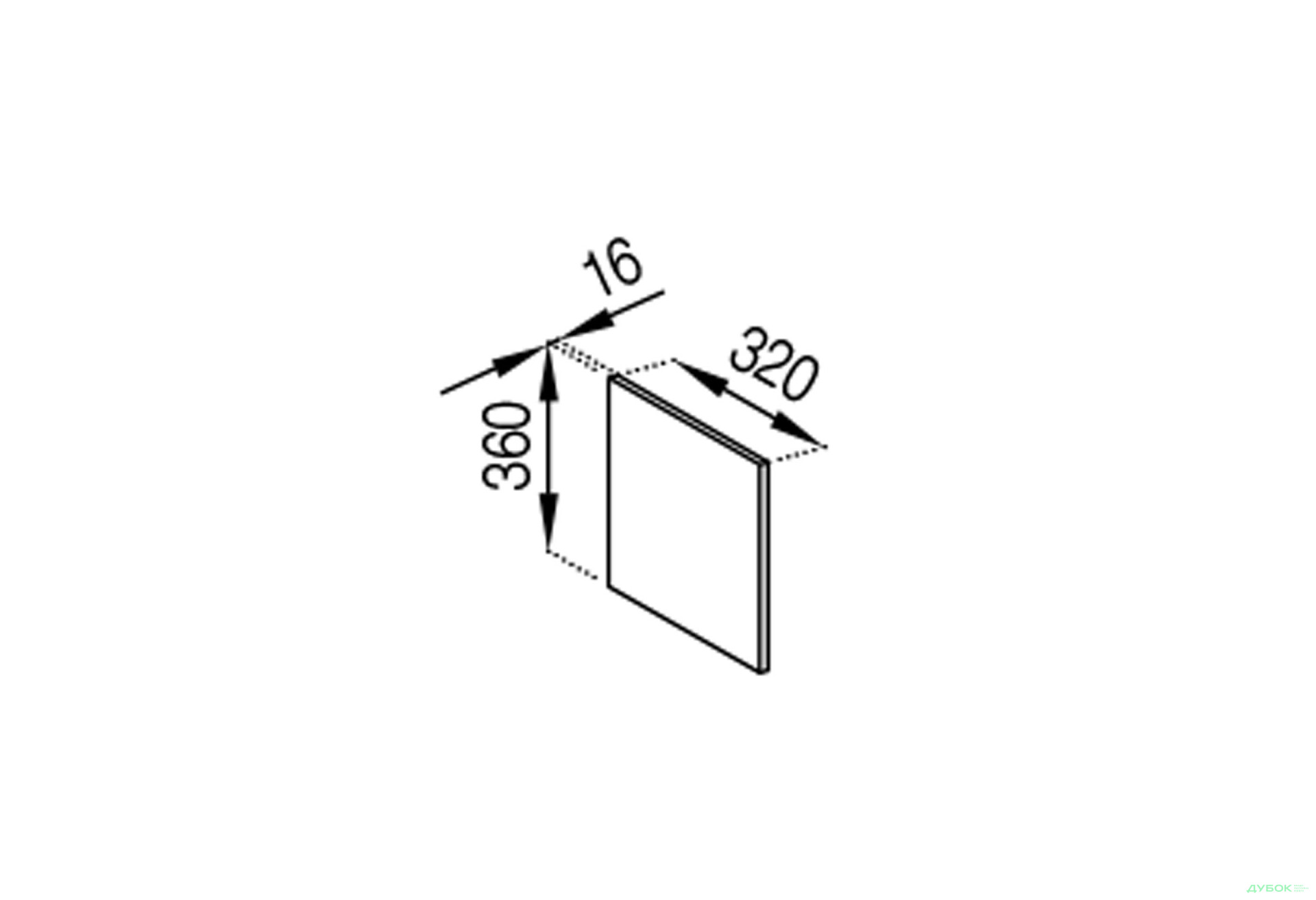 Зображення 1 - А панель (320) Аріель Світ Меблів