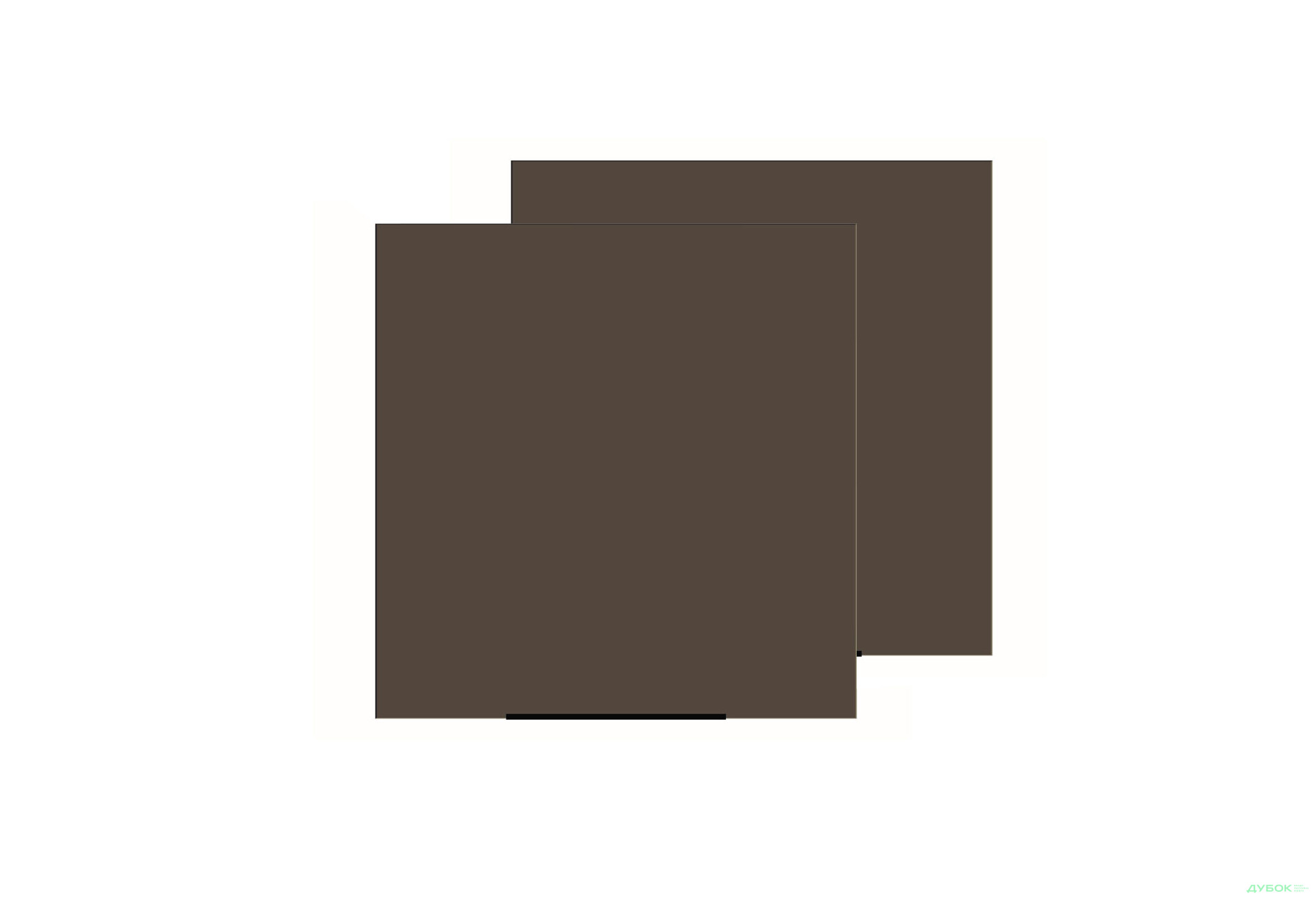 Изображение 1 - Фасад А 60x60 угол прямой (320) Милана Svit Mebliv