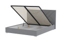 Ліжко-подіум Eurosof Олівія з матрацом Софія Нью 180х200 см з нішею та металопідйомником Артекс Allure Grey - Зображення 6 Зображення 6 - Ліжко-подіум Eurosof Олівія з матрацом Софія Нью 180х200 см з нішею та металопідйомником Артекс Allure Grey