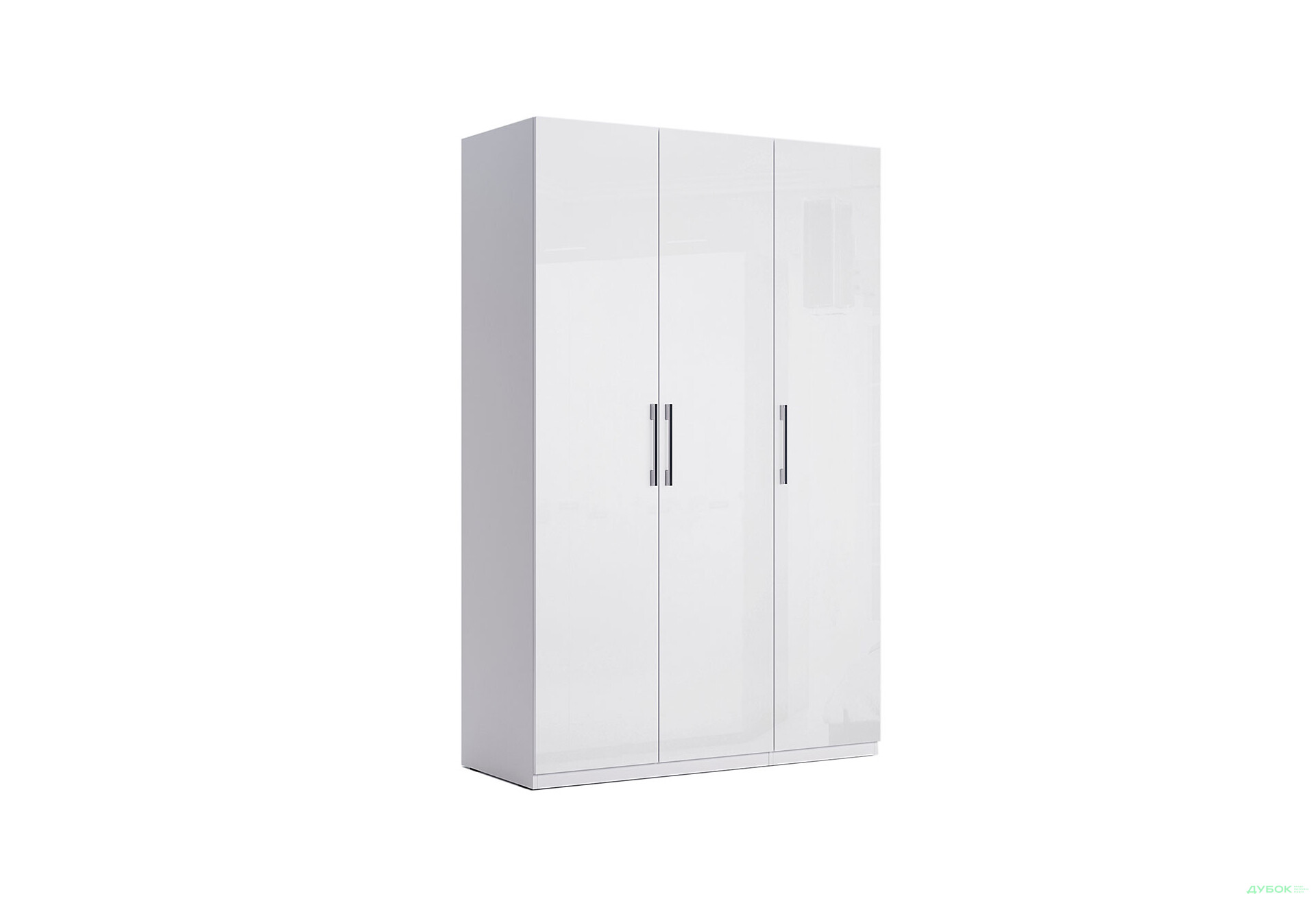 Шафа MiroMark Фемілі 3-дверна 134 см Біла, серія Н - Зображення 5 Зображення 5 - Шафа MiroMark Фемілі 3-дверна 134 см Біла, серія Н