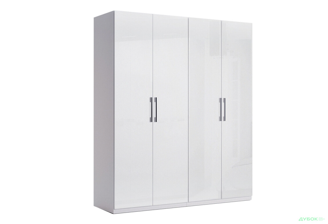 Шафа MiroMark Фемілі 4-дверна 179 см Біла, серія Н - Зображення 5 Зображення 5 - Шафа MiroMark Фемілі 4-дверна 179 см Біла, серія Н