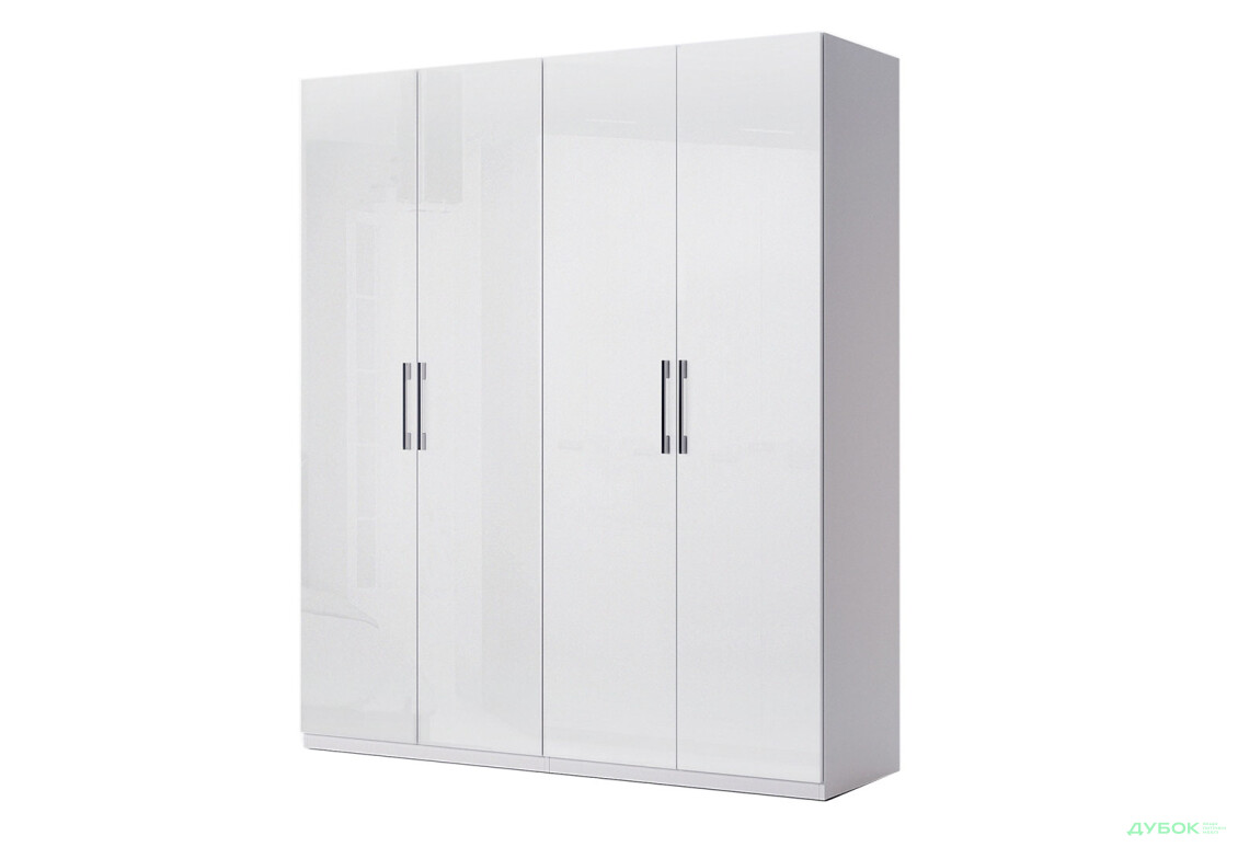 Шафа MiroMark Фемілі 4-дверна 179 см Біла, серія Н - Зображення 1 Зображення 1 - Шафа MiroMark Фемілі 4-дверна 179 см Біла, серія Н