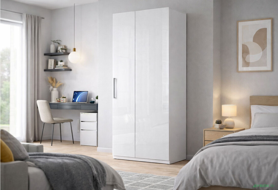 Изображение 2 - Шкаф МироМарк Фемили 1-дверный 45 см Белый, серия Н