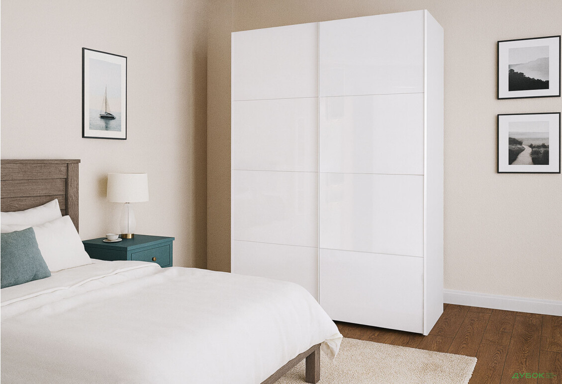 Изображение 2 - Шкаф-купе МироМарк Фемили 2-дверный 150х210 см Белая, серия Н