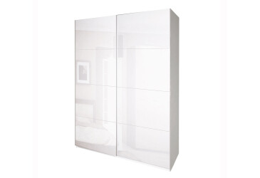 Шафа-купе MiroMark Фемілі 2-дверна 150х210 см Біла, серія Н